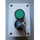 Weatherproof Push Button "Exit" Switch w/Key