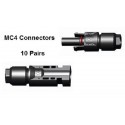 10 x MC4 Male & Female connector pair