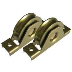 Sliding gate bearing wheels, rollers x 2