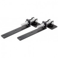 Black Adjustable Swing Gate Heavy Duty Top & Bottom Hinges