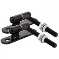 Black Adjustable Swing Gate Top & Bottom Hinges