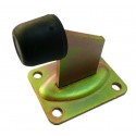 Swing or Sliding Gate Stopper Rubber Gal Steel Stop. Slide, Single/ Double Gates