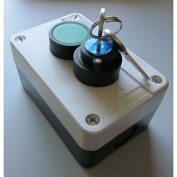 Weatherproof Push Button "Exit" Switch w/Key