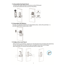 Secukey D2-F Smart Fingerprint Lock. Battery Powered. Wifi Tuya App.