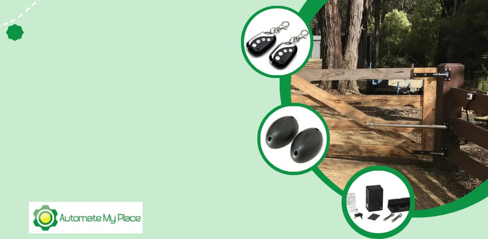 Solar Remote Control Swing Gate Operator - EM